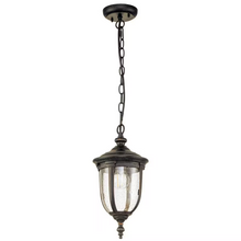 Cleveland 1-Light Small Chain Lantern in Weathered Bronze