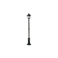 Chapel 1-Light Lamp Post in Black