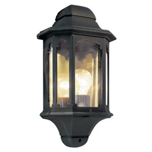 Chapel 1-Light Half Lantern in Black