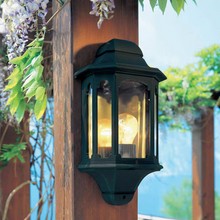 Chapel 1-Light Half Lantern in Black