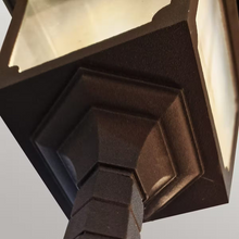 Chapel 2-Light Twin Post in Black