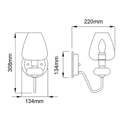 Armand 1-Light Wall Light
