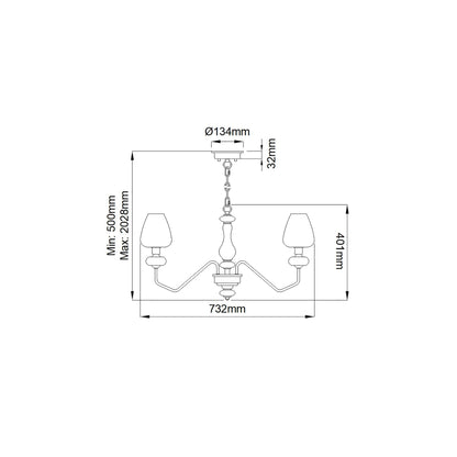 Armand 5-Light Chandelier