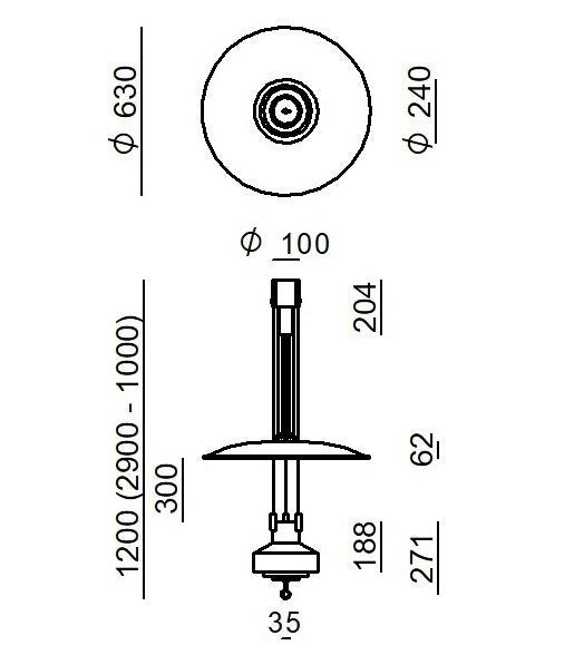 Stilnovo Saliscendi Pendant