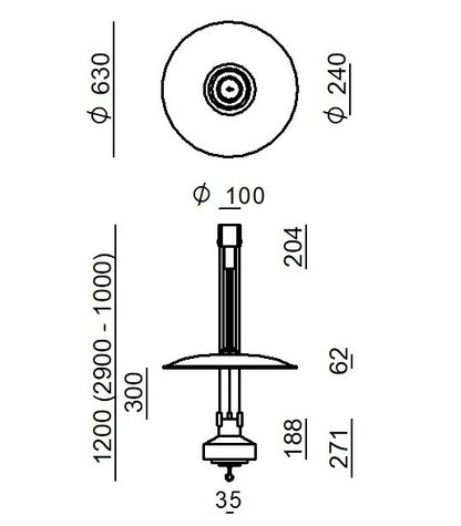 Stilnovo Saliscendi Pendant