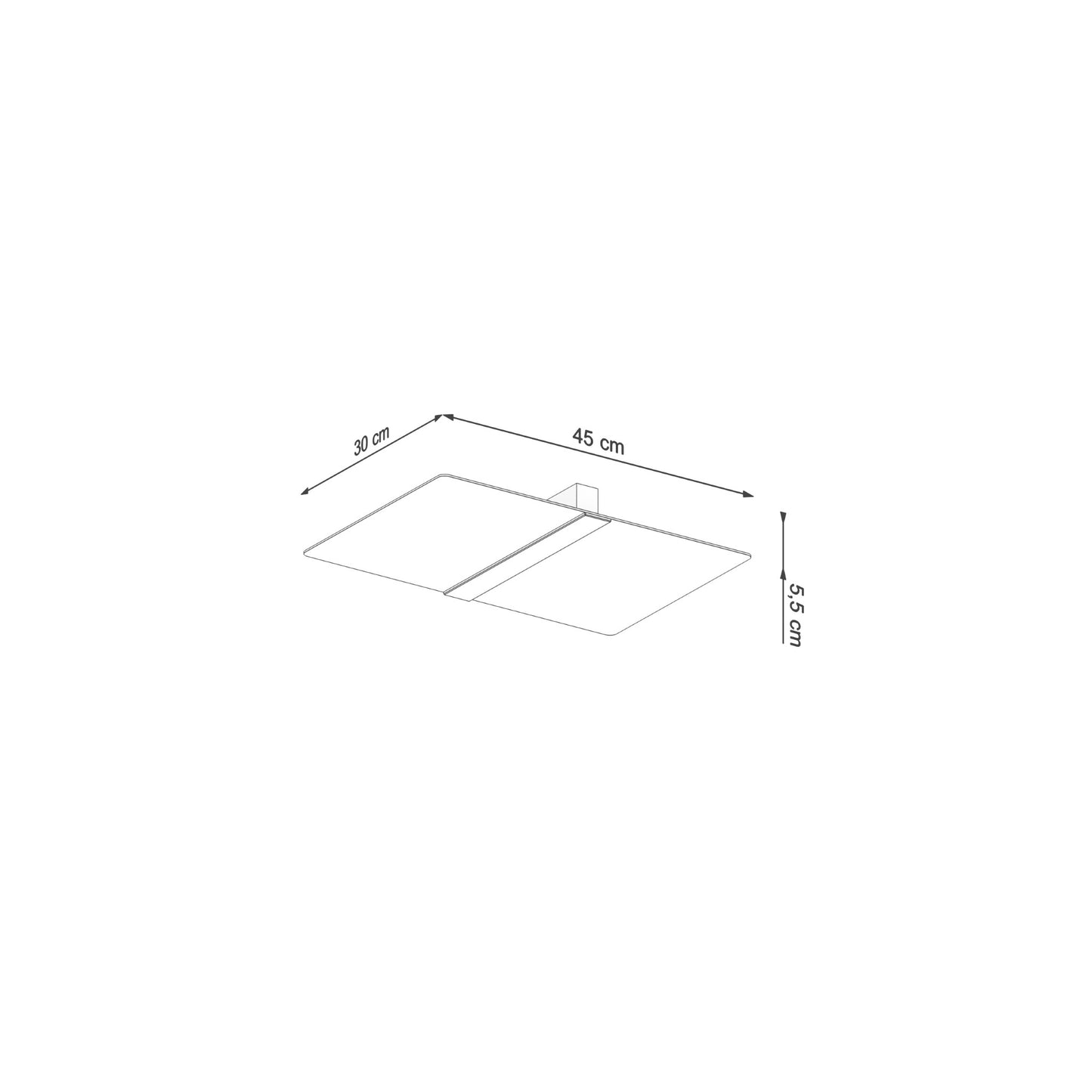 Azalia Ceiling Light in White