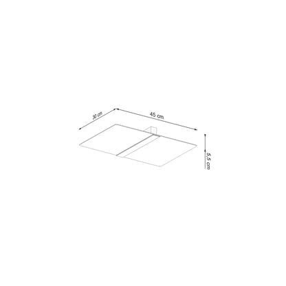 Azalia Ceiling Light in White
