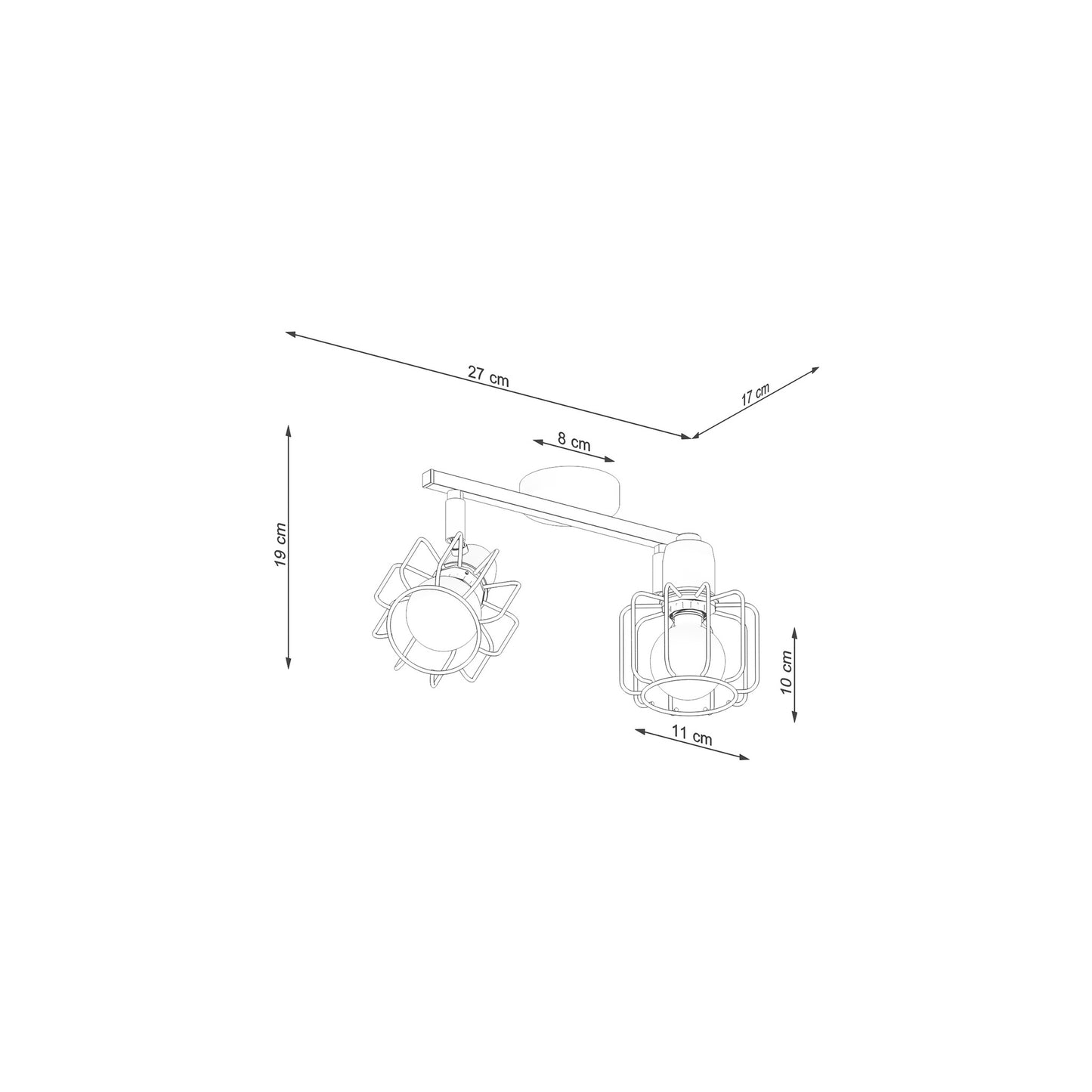 Belucia 2 Ceiling Light