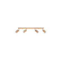 Berg 4 Ceiling Light in Natural Wood