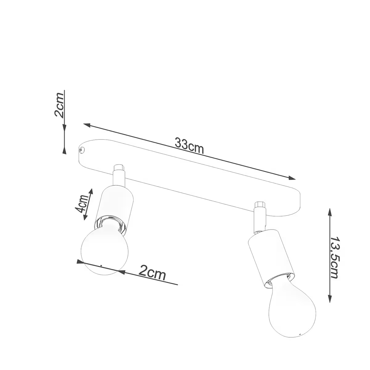 Fornes 2 Ceiling Light