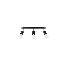 Fornes 3 Ceiling Light in Black