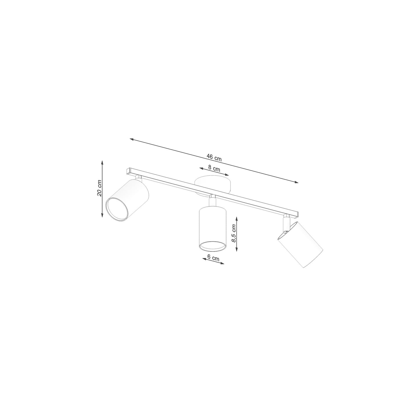 Lemmi 3 Ceiling Light