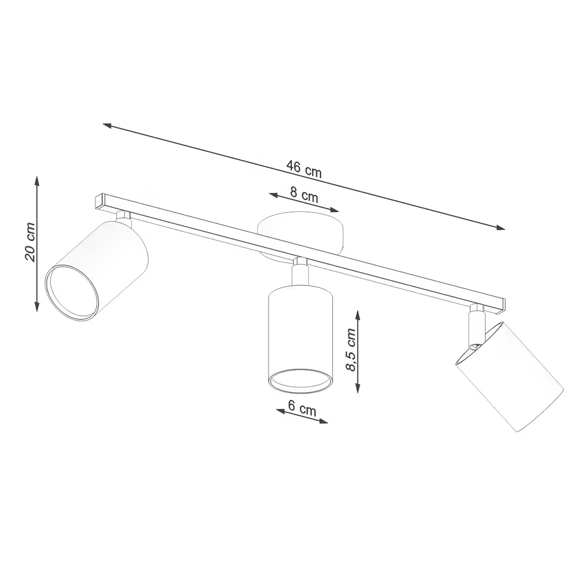 Lemmi 3 Ceiling Light