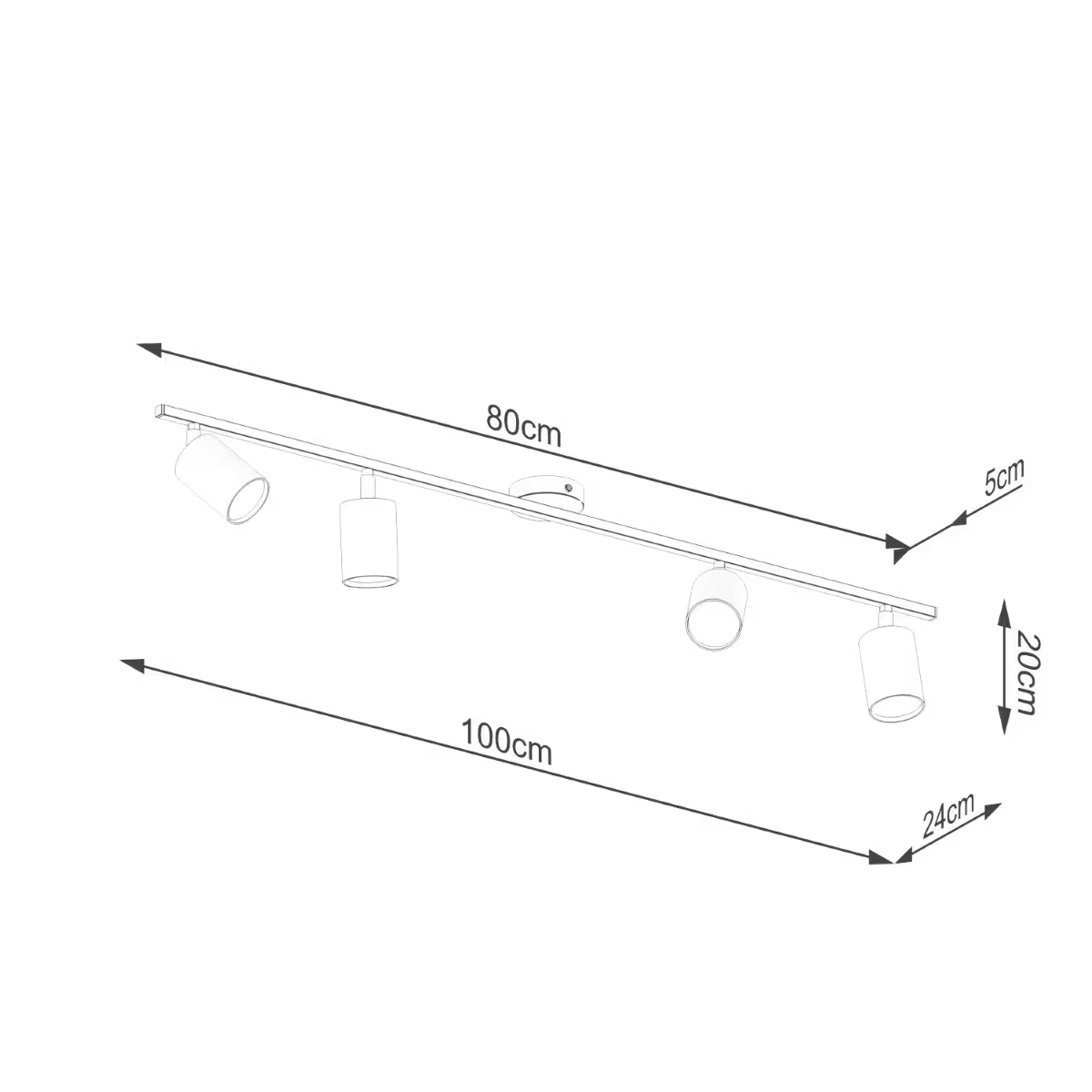 Lemmi 4L Ceiling Light