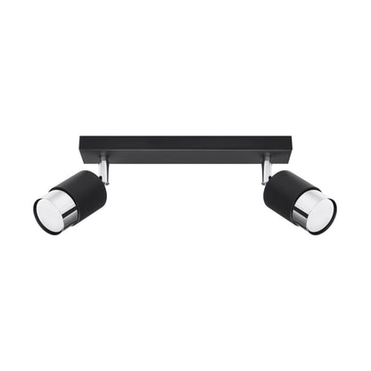 Sollux Nero Surface Ceiling Spotlight
