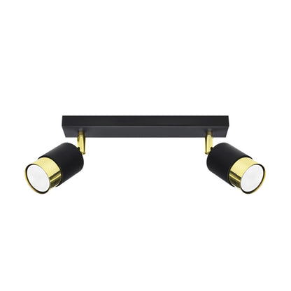 Sollux Nero Surface Ceiling Spotlight