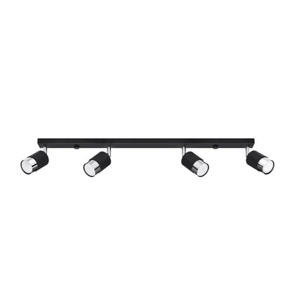 Sollux Nero Four-Light Ceiling Spotlight