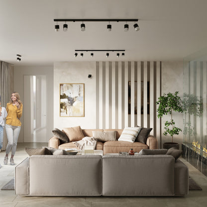 Sollux Nero Surface Ceiling Light