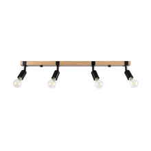Zuca 4 Ceiling Light in Black