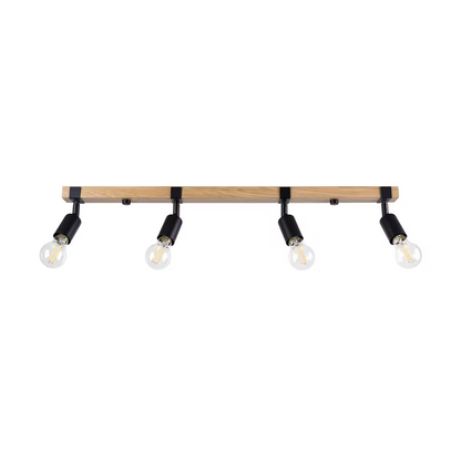 Zuca 4 Ceiling Light in Black