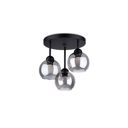 Alino 3 Chandelier in Black