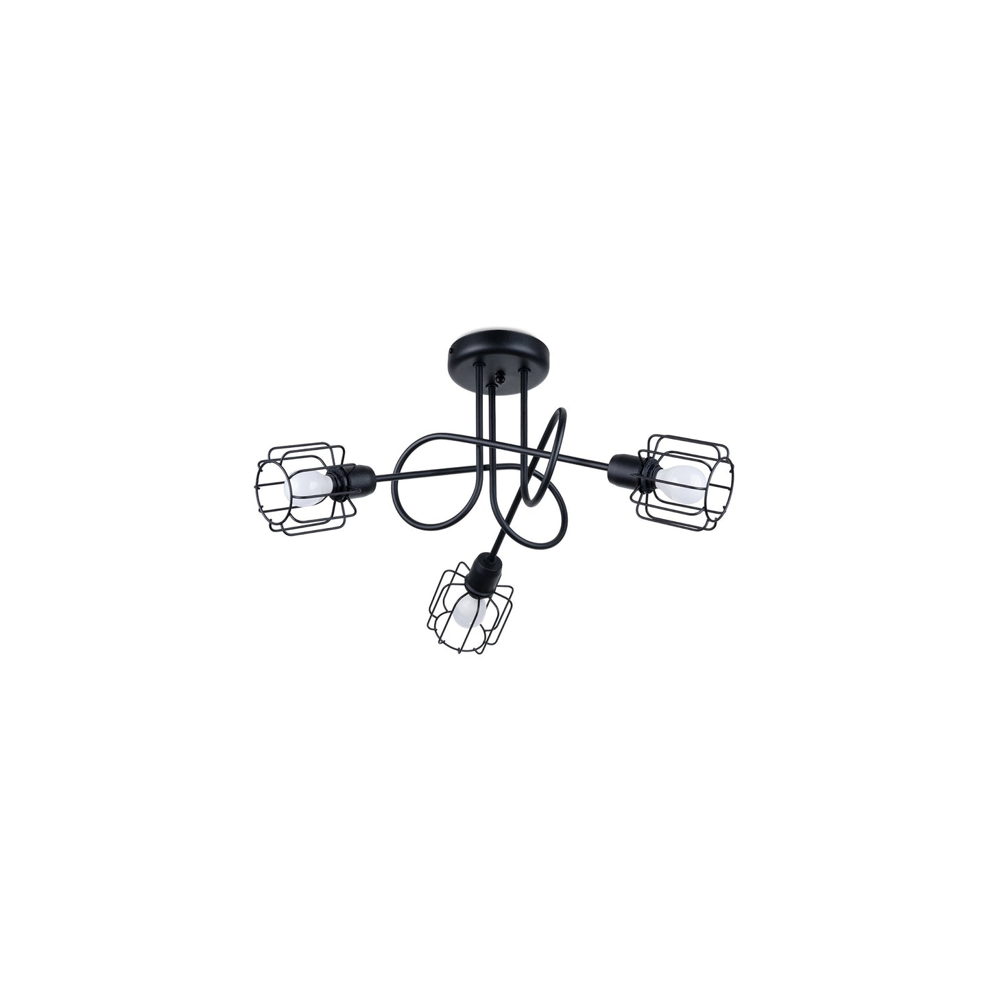 Beluci 3S Chandelier in Black
