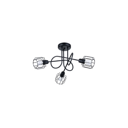 Beluci 3S Chandelier in Black