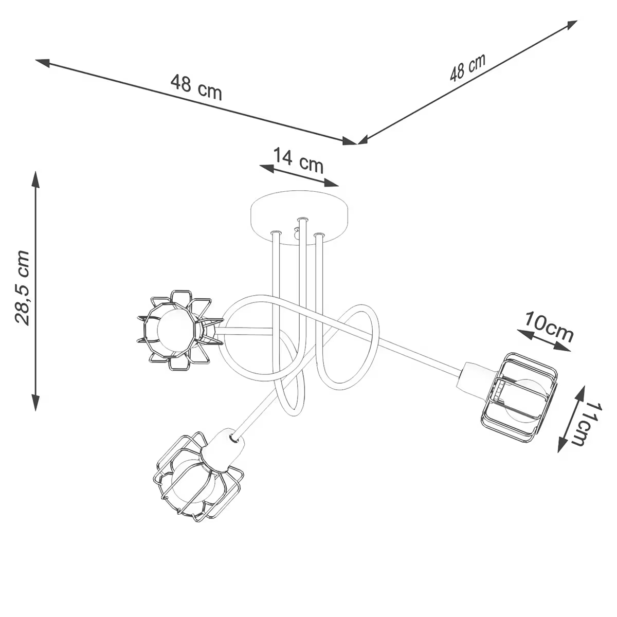 Beluci 3S Chandelier