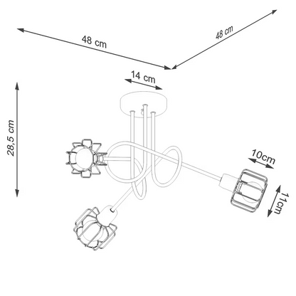 Beluci 3S Chandelier