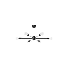 Lango 6 Chandelier in Black