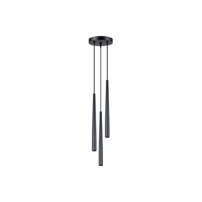 Bliss 3P Pendant in Black