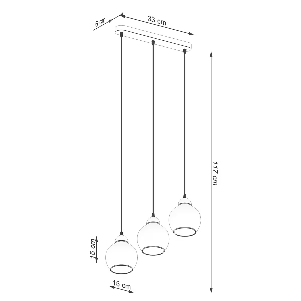 Alino 3 Pendant
