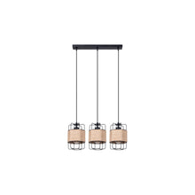 Gizur 3L Pendant in Black