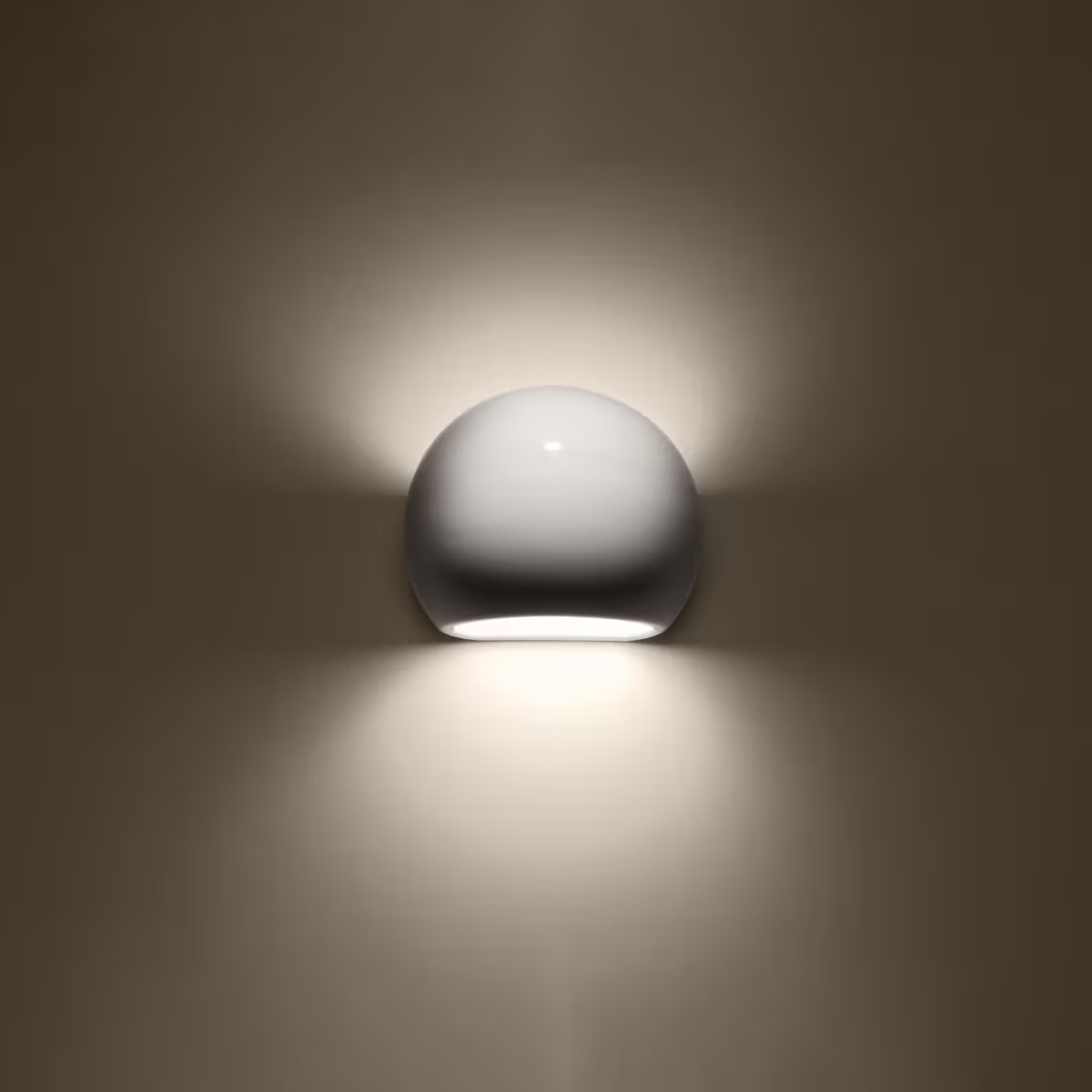 Globe Varnished Wall Light
