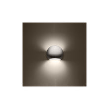 Globe Varnished Wall Light in White Gloss