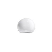Globe Varnished Wall Light in White Gloss