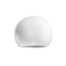 Globe Varnished Wall Light in White Gloss