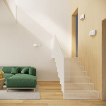 Pontius Varnished Wall Light in White Gloss