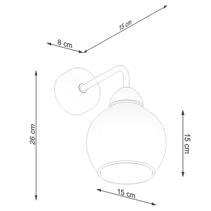 Alino 1 Wall Light