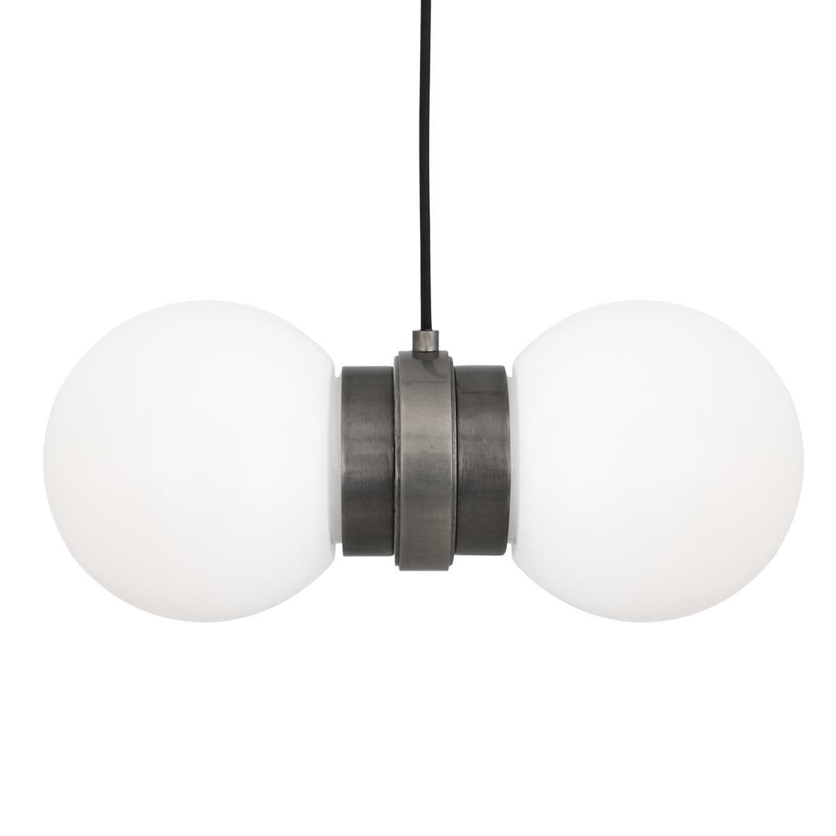 Eske Double Glass Globe Pendant