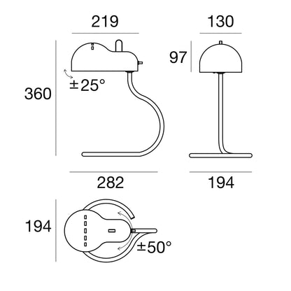 Stilnovo MiniTopo Desk Lamp