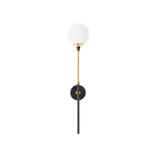 Galassia Single Wall Light in Gold & White