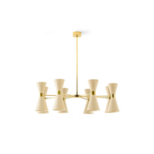 Megafono Ø99cm Pendant Chandelier in Gold