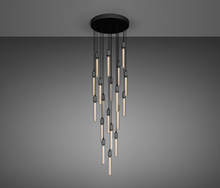 Heavy Metal 19-Light CASCADE Surface Pendant Chandelier