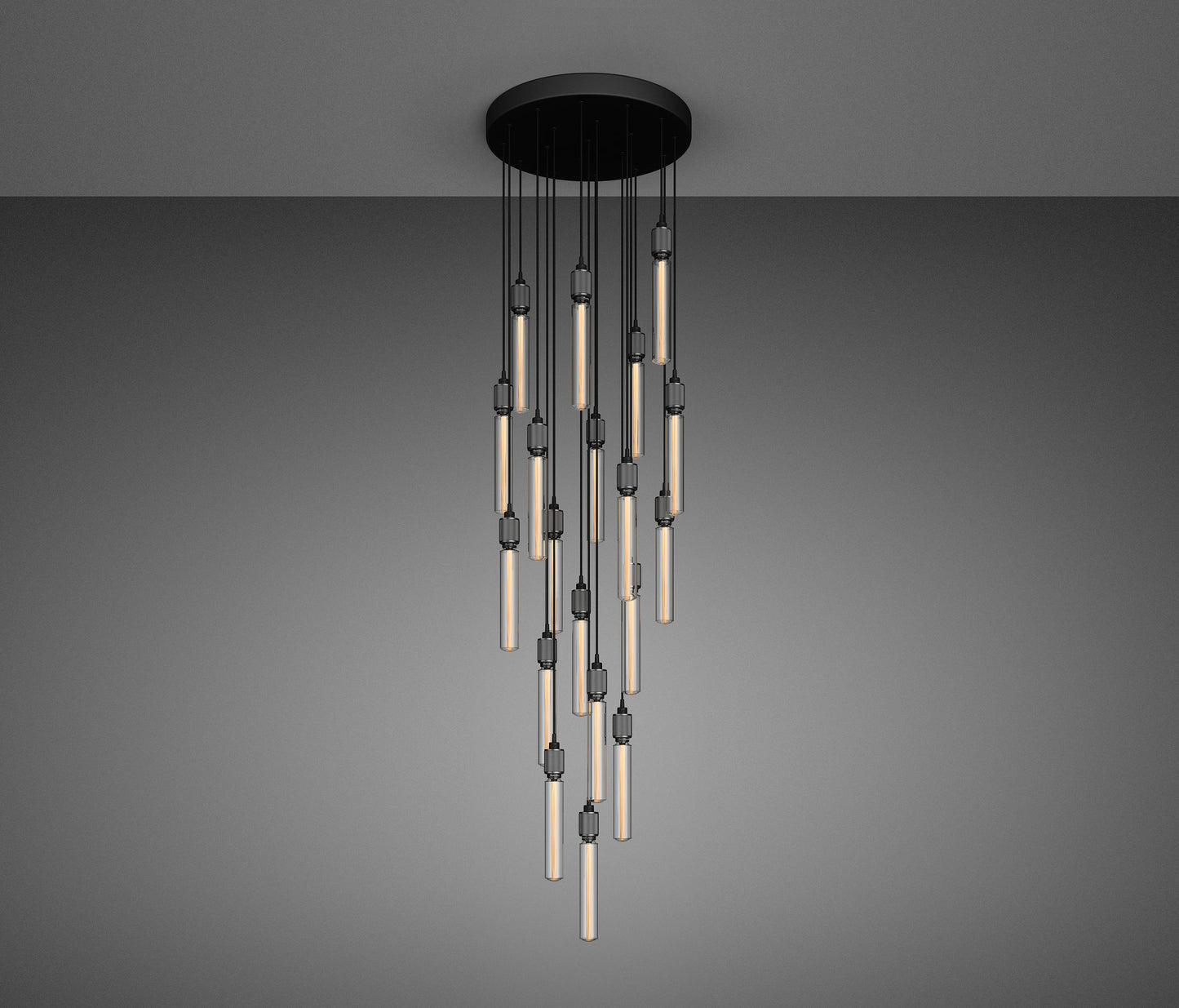 Buster and Punch Heavy Metal Cascade Chandelier