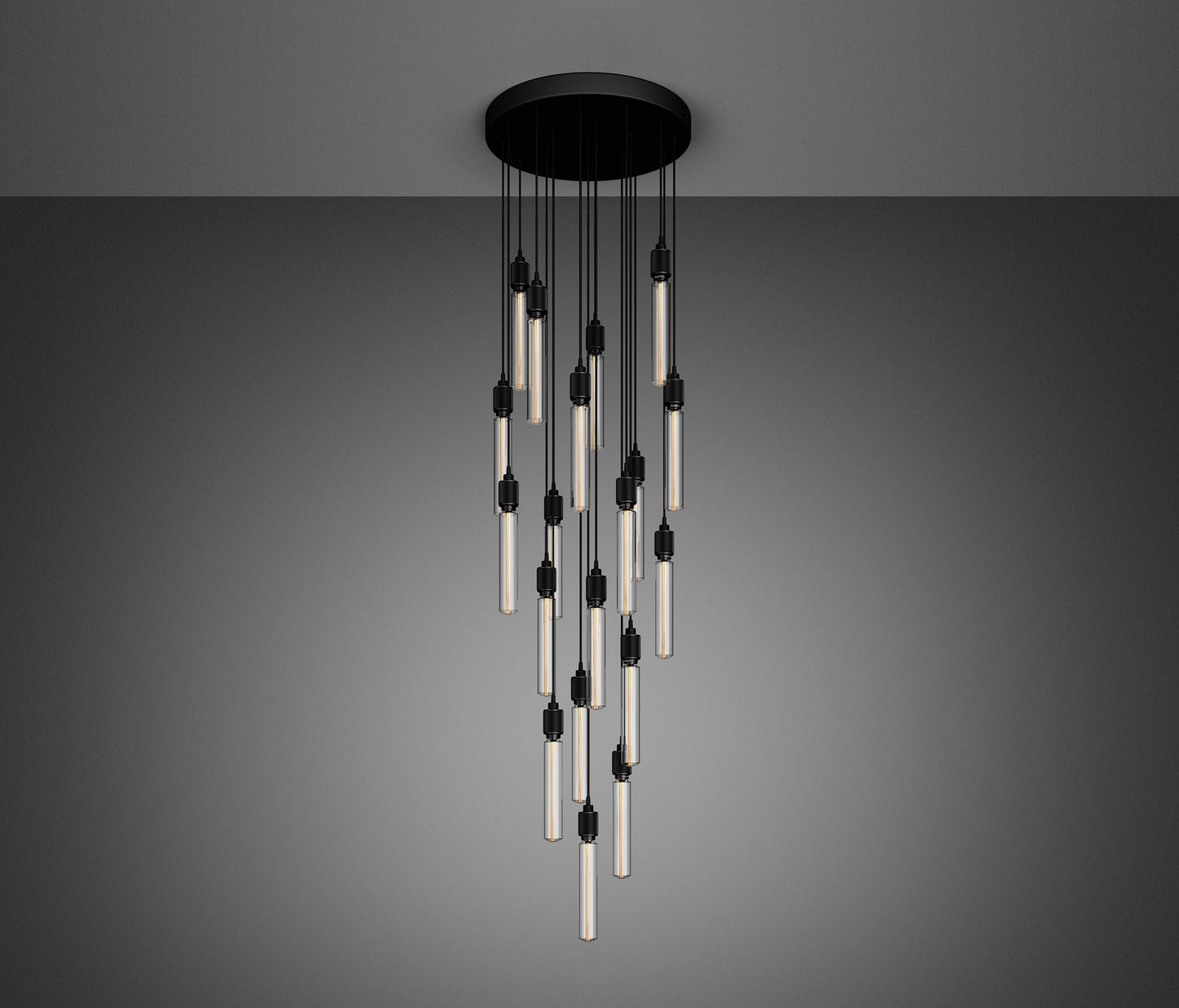 Buster and Punch Heavy Metal Cascade Chandelier