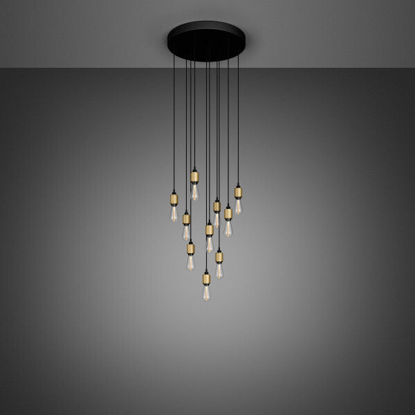Buster and Punch Heavy Metal 10-Light Cascade Pendant