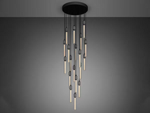 Heavy Metal 31-Light CASCADE Surface Pendant Chandelier