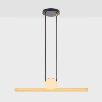 Kilter Pendant in Polished Brass