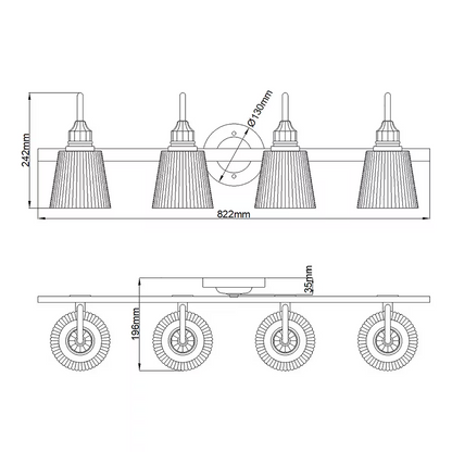 Addison 4-Light Wall Light